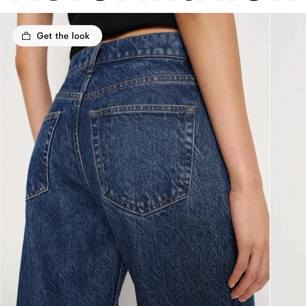 Reformation Cary Low Rise Wide Leg Short Jeans - Picture 4 of 4